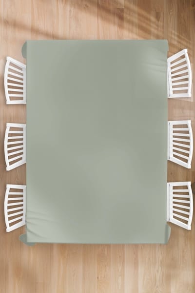 Tafelkleed - Tafellaken - 180x260 cm - Mintgroen - Effen kleur - Binnen en Buiten