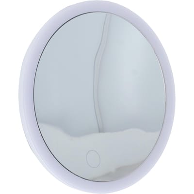 30X Vergrotende Make-up Spiegel LED Badkamer Make-up Spiegel met Licht en Zuignap voor Thuis Reizen wit