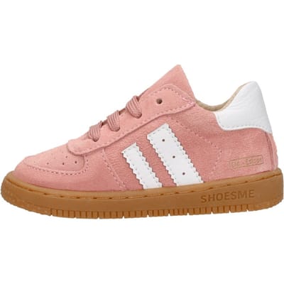 Shoesme Roze Suède Sneakertje - Sneakers Kinderen - Meisjes - Pink - Leer - Maat 23