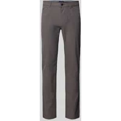 Regular fit stoffen broek met 5-pocketmodel