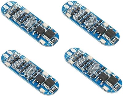 Batterij Oplaadbord - Beschermmodule PCB - Energiebeheer - Kortsluitingsbeveiliging - 53x17mm - Groen