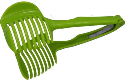 CHPN - Tomatensnijder - Uiensnijder - Groene en fruit snijder - Keukenhulp - snijhulp - Snijden - Tomatentang - Groen - Kitchentool - Eenvoudig tomaten snijden