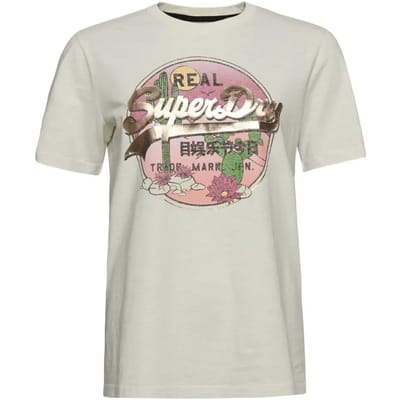 Superdry Dames tshirt Vintage Logo Narrative T-shirt