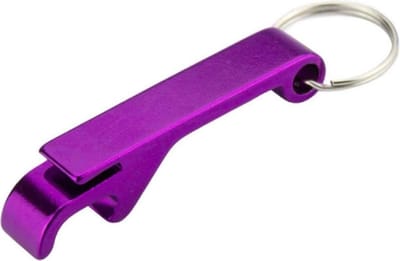 Bier Sleutelhanger – Paars - Bieropener – Beer Opener – Flesopener