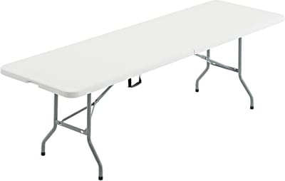 Opklapbare Tafel - Dienblad Tafel - Buitenfeesten - Weerbestendig Materiaal - 180 cm - Zwart