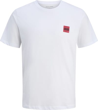 Jack & Jones T-shirt Jjbrandy Tee Ss Crew Neck Ln 12279100 White Mannen Maat - XL