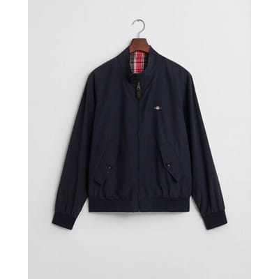 Gant Reversible Harrington Jacket Classic Blue / male