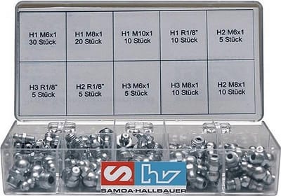 Samoa-Hallbauer smeernippelassortiment 110-delig - 80298