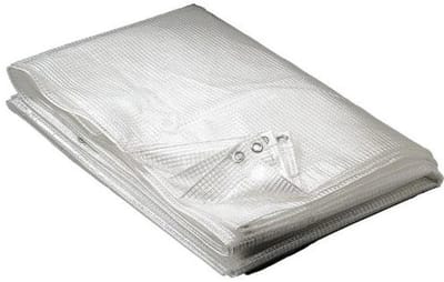 Afdekzeil Transparant - Zeil Beschermhoes - Ondergrond Beschermen - UV Behandeld - 4 x 6 m - Transparant