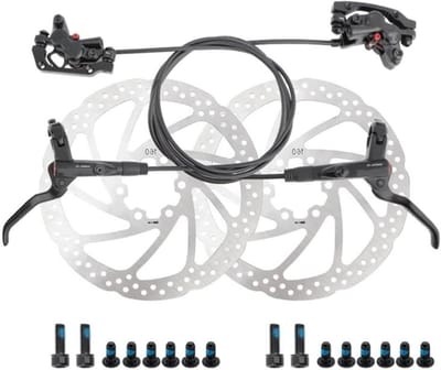 Fiets Remklauw - Schijfrem Onderdeel - Fietsen Onderhouden - Hydraulisch Vier Zuiger - 800 1400 mm - Zwart