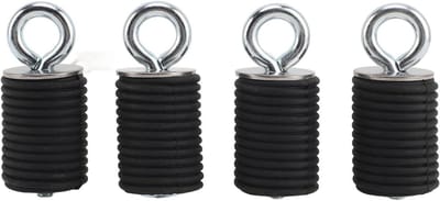 ATV Vastzetankers - UTV Ankers - Vracht Beveiligen - Hoogelastisch Rubber - 1.45 inch Gaten - Zwart