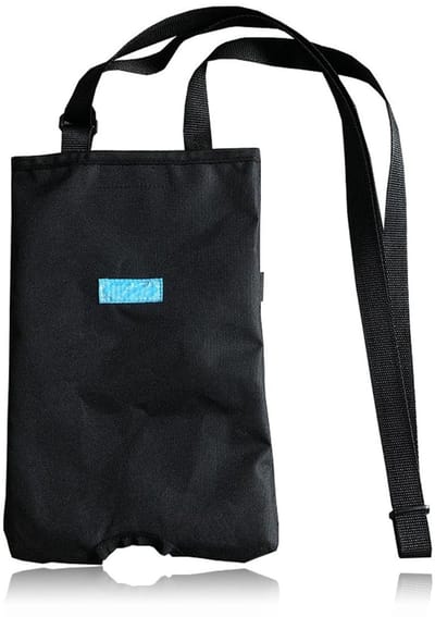 Dailygoods- Afdekking met veiligheidssluiting - Afwateringszak - Schoudertas - Dijbeenriem - Verstelbare schouderbanden - Multifunctioneel nylonweefsel 1000 ml