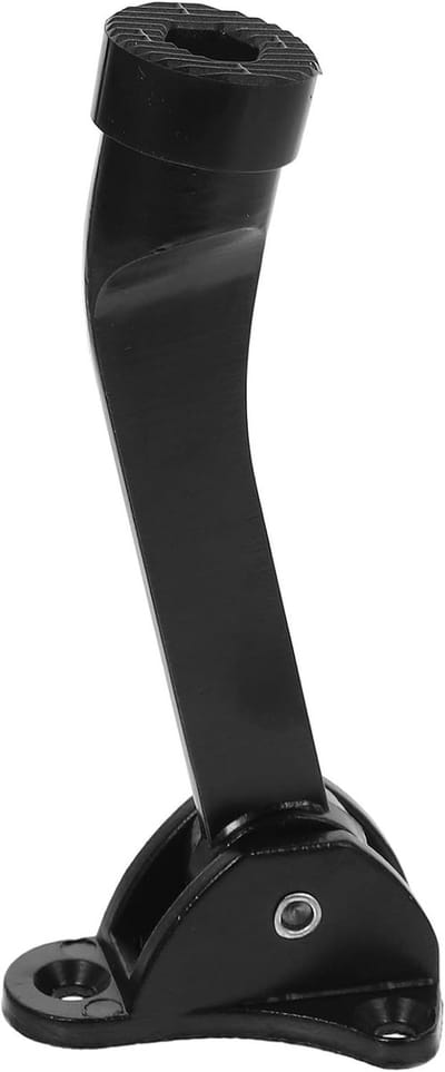 Deurstoppers - Deurbeschermer Muurbeschermer - Muren Beschermen - Rubberen Constructie - 12.80X4.00X2.50CM - Zwart