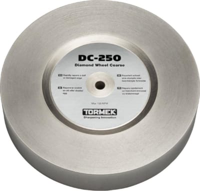 Tormek Diamantslijpwiel – Grof – Snelle materiaalverwijdering – Duurzaam – 250mm