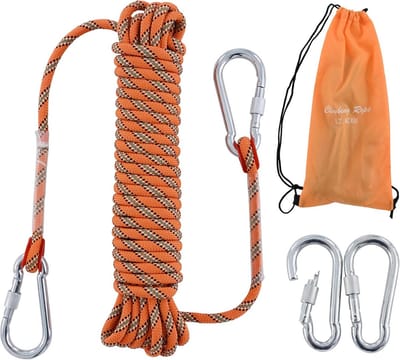 Sterk Multifunctioneel Touw 10 Meter Voor Camping, Boot en Outdoor - 8mm Oranje