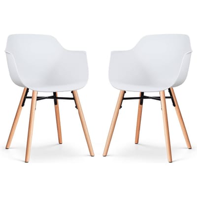 Set van 2 eetkamerstoelen Nena-Puk | Nolon