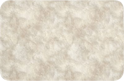 WC mat 60x40 cm - Antislip - Beige - Reliëfstructuur - Natuursteen - Toiletmat - Vloermat - Douchemat - Toilet tapijt - Toiletmatten