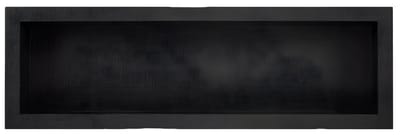 Douchenis - Wandnis - Inbouwnissen- Voor Badkamer & Douche - Zwart - 1 vak - 41 × 127 cm