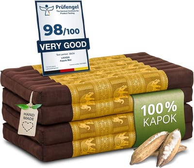 Opvouwbaar Kapok Gastenmatras 200x80cm - Natuurlijk en Duurzaam Yogakussen