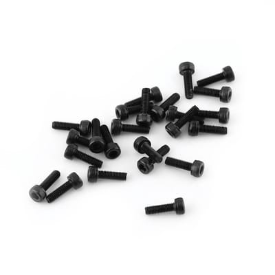 JHUBERS- Dopschroefboutenset 12.9 Gelegeerd Koolstofstaal - Zwart - Inbusdopkop - 24 Stuks - Lengte 4-50 Mm - Hoge Sterkte - Schroeven