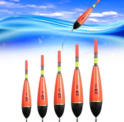 Solidchoice- Lichtgevende Dobbers Set van 5 - EVA Visdobbers - 5/8/10/12/15 g - Laag Gewicht - Hoge Zichtbaarheid - Geschikt voor Snoek/Baars/Karpers - Hengeldobbers