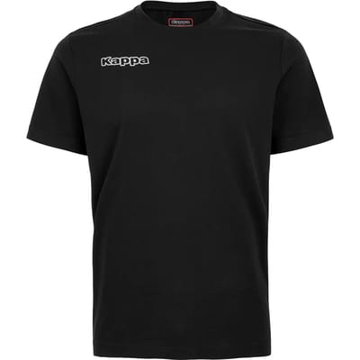 Kappa Logo T-shirt Met Korte Mouwen Zwart L Man