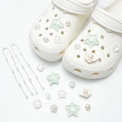 Schoenaccessoires-geschikt voor crocs charms- geschikt voor crocs pins- geschikt voor crocs Accessoires- geschikt voor Crocs Jibbitz-CJ-159 Sterrenschelp