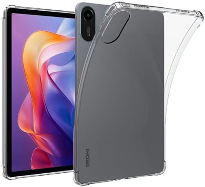 Schokbestendige TPU Hoes Transparant Geschikt voor Xiaomi Redmi Pad 2 - Shockproof Back Cover Doorzichtig