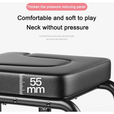 Banc pour poirier Noir Bénéfices multiples Adapté aux débutants Chaise inversée pour la maison