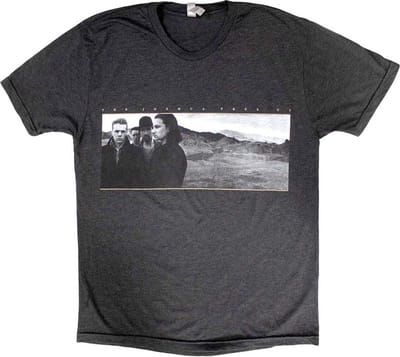 U2 - Joshua Tree Dates 2017 Heren T-shirt - S - Grijs