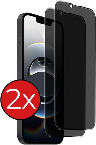 Screenprotector - 2 Stuks - Geschikt voor Apple iPhone 16e / 17e - Privacy Filter - Beschermglas - Gehard Glas - Tempered Glass - Screen Protector