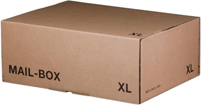 XL Brievenbus Mailing Doos 460x340x175mm, Plat Verpakt, Eenvoudig te Monteren, 20 stuks