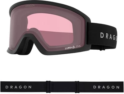 Dragon Alliance DX3 PLUS OTG Skibril - PH Black/Photochromic Light Rose