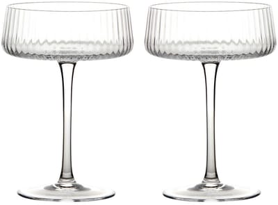 Anton Studio Design Set van 2 champagneschotels champagne glas - Empire
