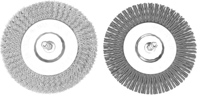Voegenborstelset (2 stuks): Nylon en Metaal voor Accu Reinigingsborstel