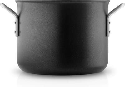 Eva Trio - Black Line Kookpan Ø 20 cm 1,8 liter - Roestvast Staal - Zwart -
