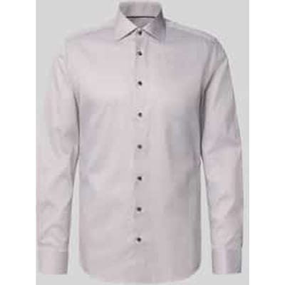 Slim fit zakelijk overhemd met kentkraag