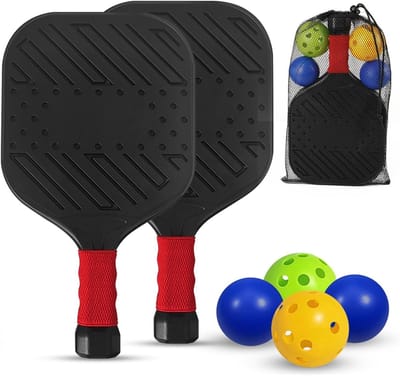 Pickleball Peddels - Sportrackets Set - Buiten Spelen - Lichtgewicht Ontwerp - Set van 2 - Blauw