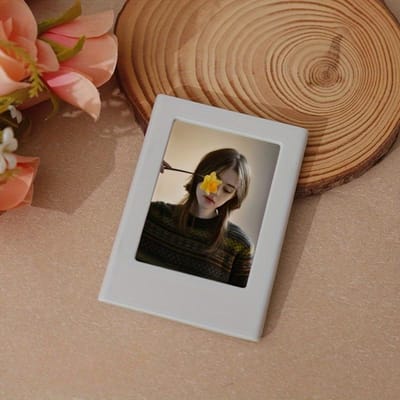 Set van 6 Kleurrijke Magnetische Fotolijsten, 3  Koelkastmagneet Albumlijsten voor Familie Herinneringsfoto Display, Compatibel met Fuji Instax Negatieven