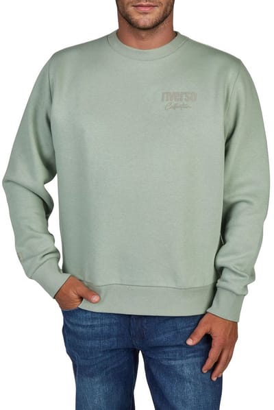 riverso Heren trui RIVJamie regular fit Groen S Ronde Hals Volwassenen Sweatshirt zonder capuchon
