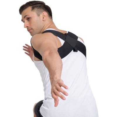 Open Band Zware Schouderband voor Bankdrukken Training Fitness Open Schouder Hulpband voor Rechte Rug Correctie L（65-75kg）