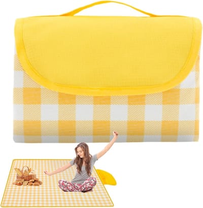 Waterdichte picknickdeken, picknickmat, Waterdichte kampeerdeken voor strandpark, Multifunctioneel lichtgewicht zandbestendige picknickmat accessoires voor gezinsvergadering