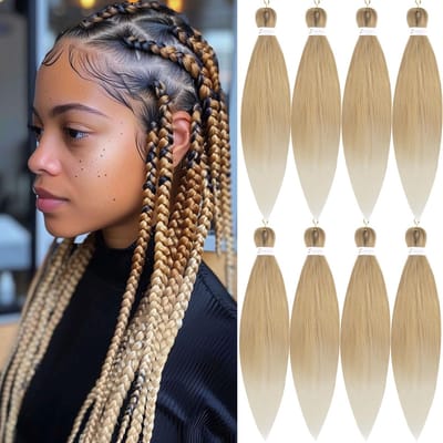 Dailygoods- Vlecht Haar Professioneel - 26 Inch - 8 Packs - Zacht Synthetisch - Geen Klitten - Jeukvrij - Langdurige Frisheid - Haarextensies