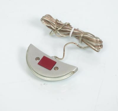 Lampe à coller grise 12V à LED éclignote rouge et bleu TNT pour tuning scooter