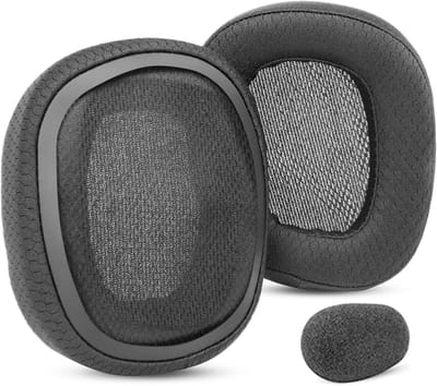 Dailygoods - G930 Headset oorkussens Upgrade vervangende oorkussens Compatibel met Logitech G930 G930s 430 G432 Hoofdtelefoon Oordopjes/Cover/Ear Cup/Onderdelen (Stof Oorkussens)