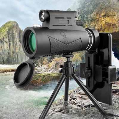 Bronfabriek Monoculaire telescoop 12 × 50 High-definition volledig optische telescoop met laserlamp voor verlichting