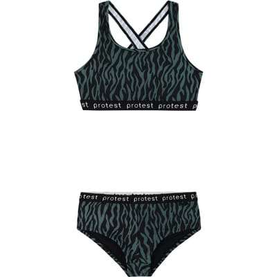 Protest PRTMonicas JR - Bikini set Meisjes - Normale pasvorm - Uitneembare vulling - Rood