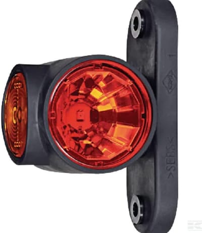 Led Parkeerlicht - Contourlicht - Aanhanger Vrachtwagen - Universele Montage - 100x64x55mm - Rood Wit Oranje