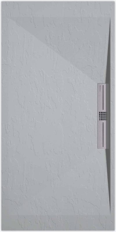Sanifun douchebak Stone Side Gray 7035 Slate 1400 x 700 S