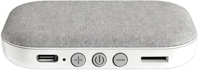 Kussenluidspreker - Slaap speaker - Ontspannen slapen - Botgeleiding technologie - 115 cm - Zwart